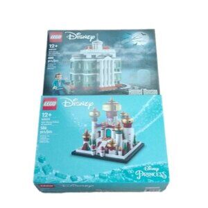 Lego x Disney 40521 Mini Haunted Mansion & 40613 Mini Palace of Agrabah Sets